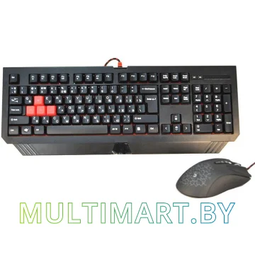 Комплект клавиатура + мышь A4Tech Bloody Q1500